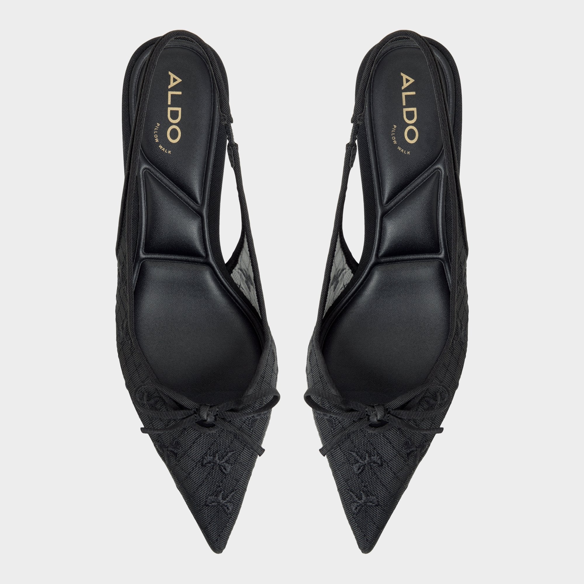 Aldo Azaro in Other Black 14151901 - Slingback heel, Kitten heel
