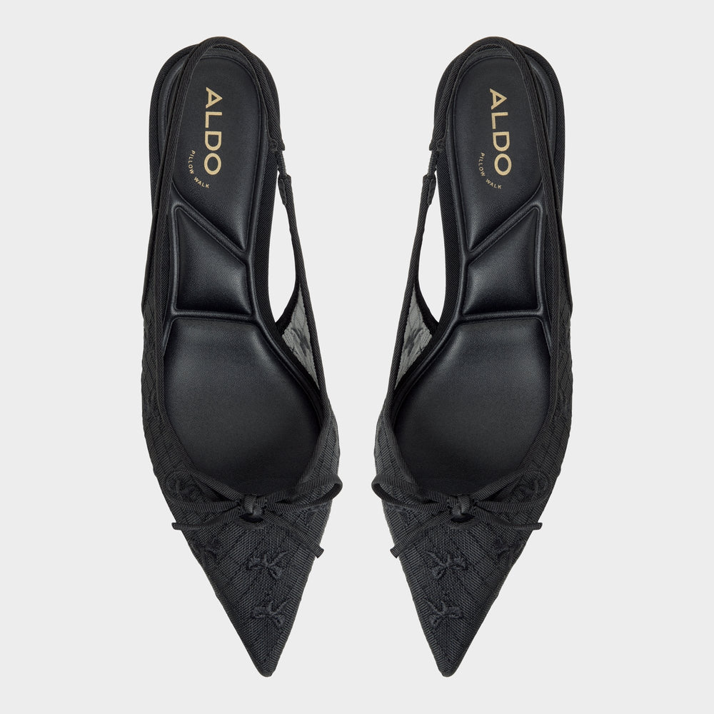 Aldo Azaro in Other Black 14151901 - Slingback heel, Kitten heel