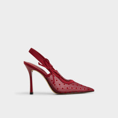 Aldo Hennie in Dark Red 14151902 - Slingback heel, Stiletto heel