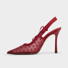 Aldo Hennie in Dark Red 14151902 - Slingback heel, Stiletto heel