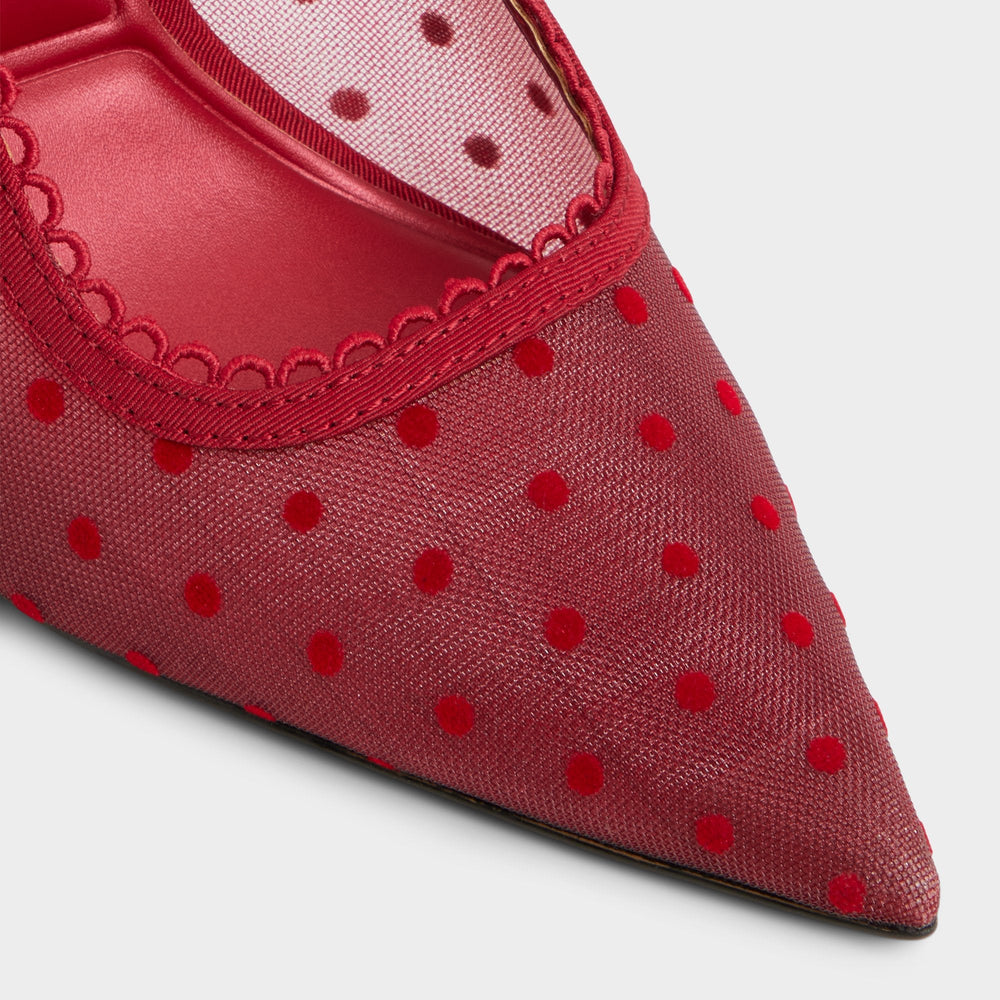 Aldo Hennie in Dark Red 14151902 - Slingback heel, Stiletto heel