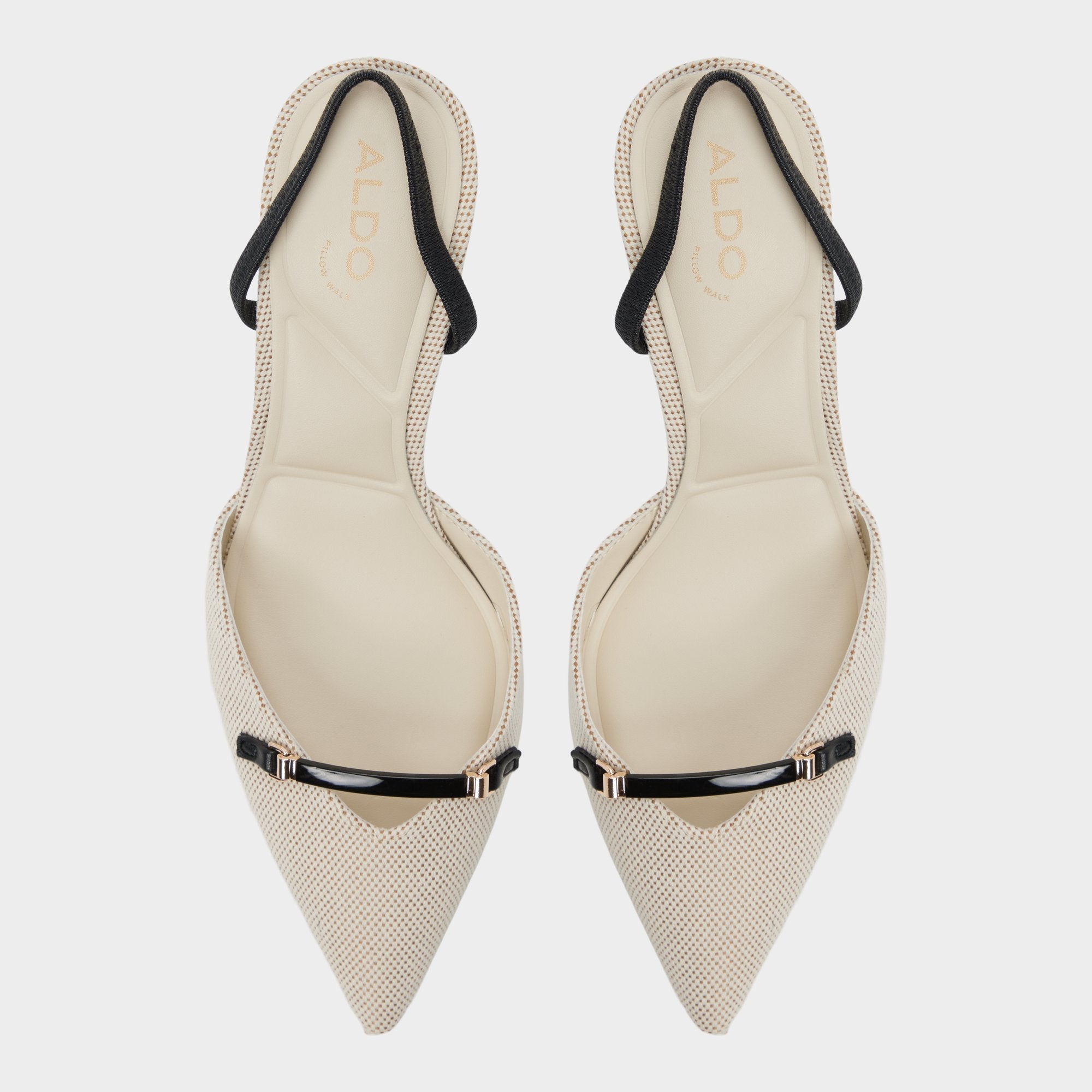 Aldo Nailah Open Natural Women's Kitten heels - Slingback heel, Kitten heel
