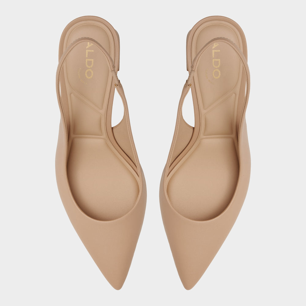Aldo Uliana Beige Women's Block heels - Slingback heel, Block heel
