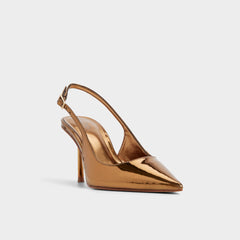 Aldo Seralina in Bronze - Slingback heel, Stiletto heel