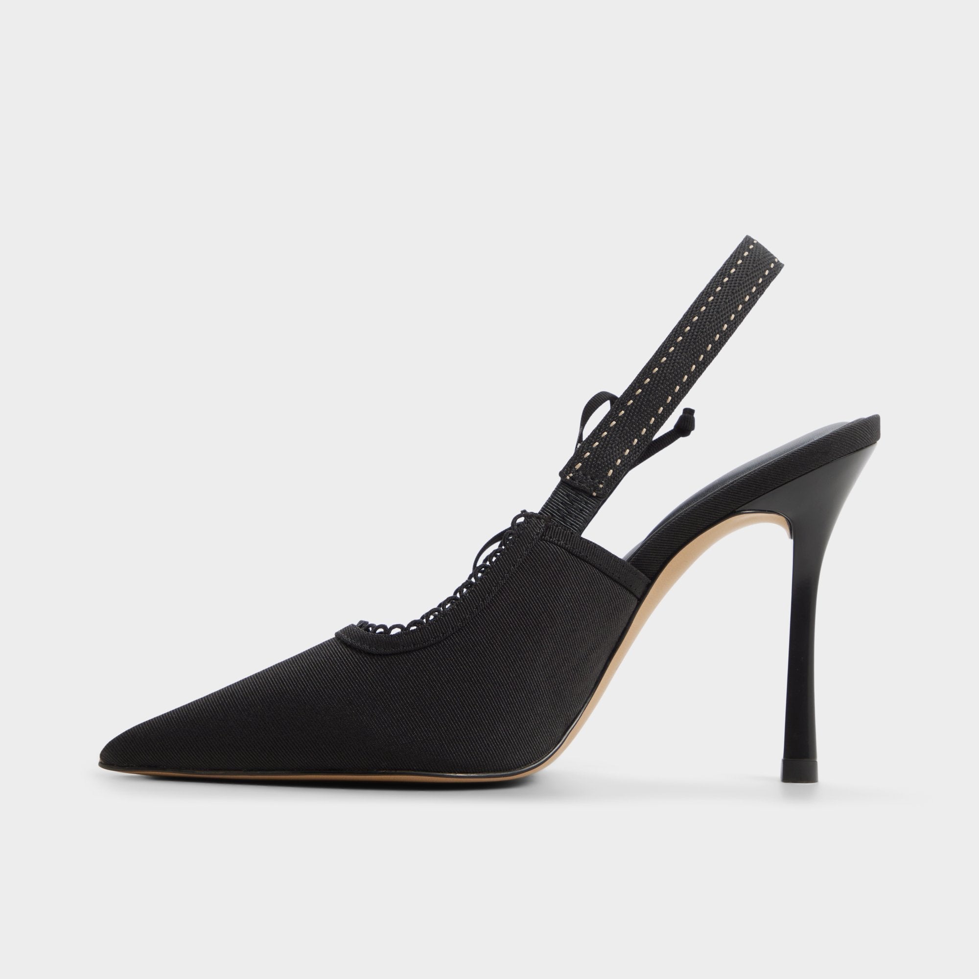 Aldo Hennie in Other Black - Slingback heel, Stiletto heel