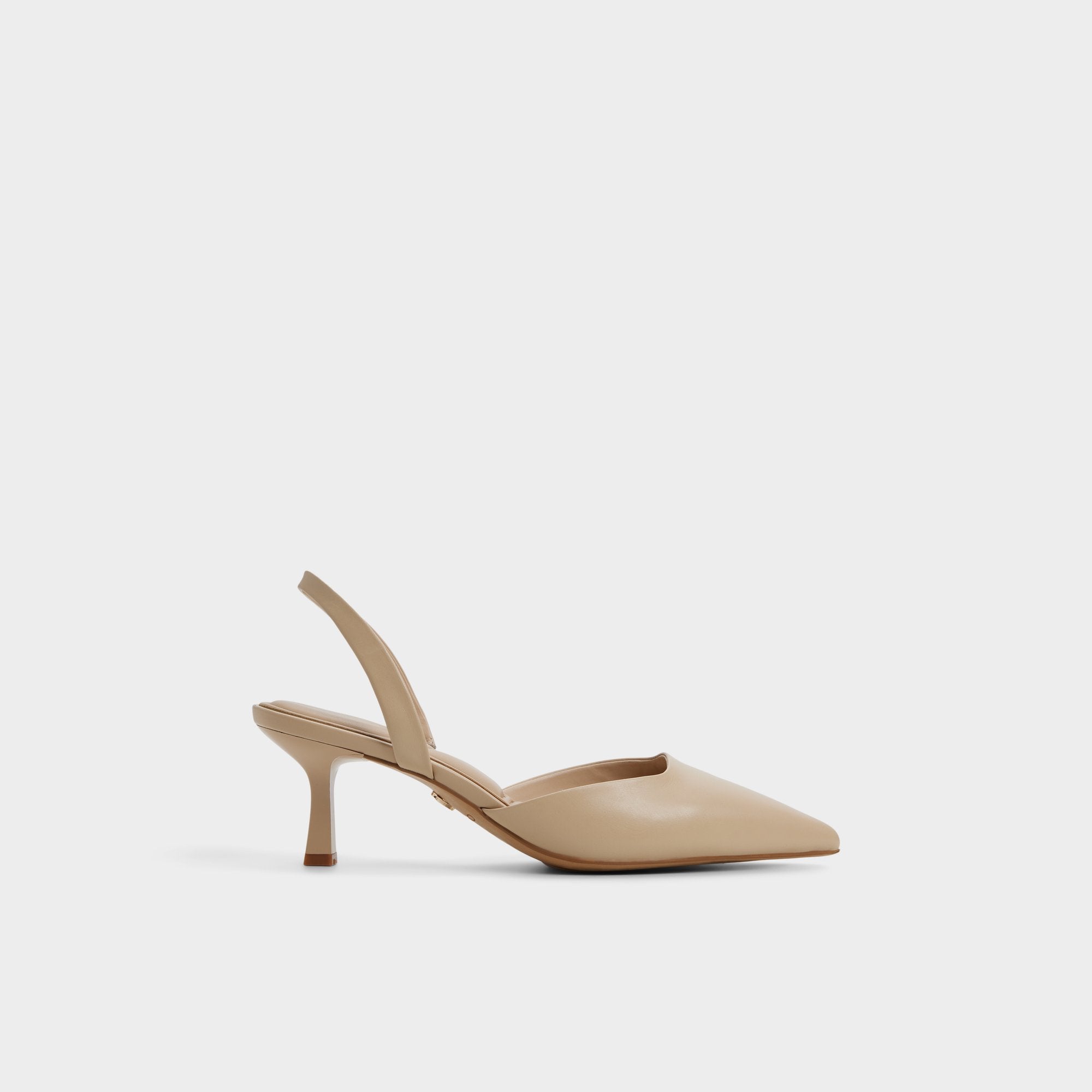 Aldo Gavedessi in Medium Beige - Slingback heel, Kitten heel