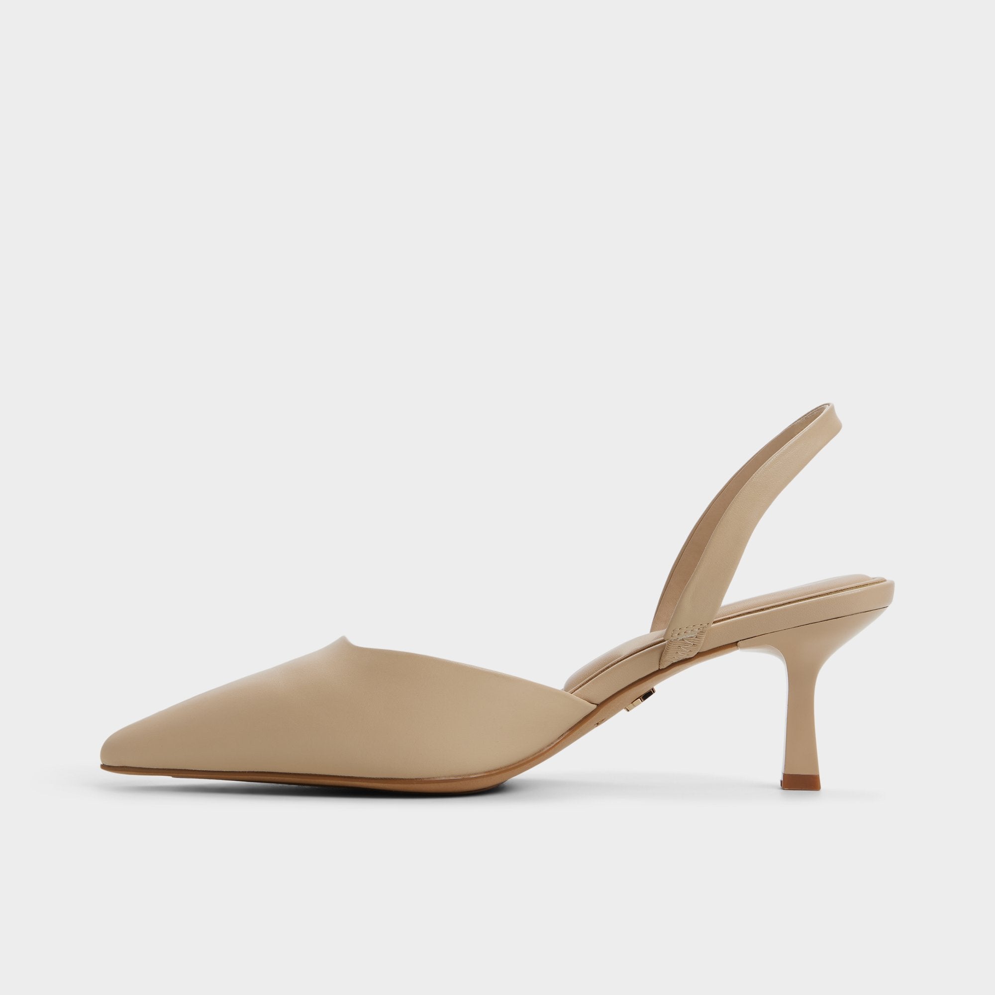 Aldo Gavedessi in Medium Beige - Slingback heel, Kitten heel