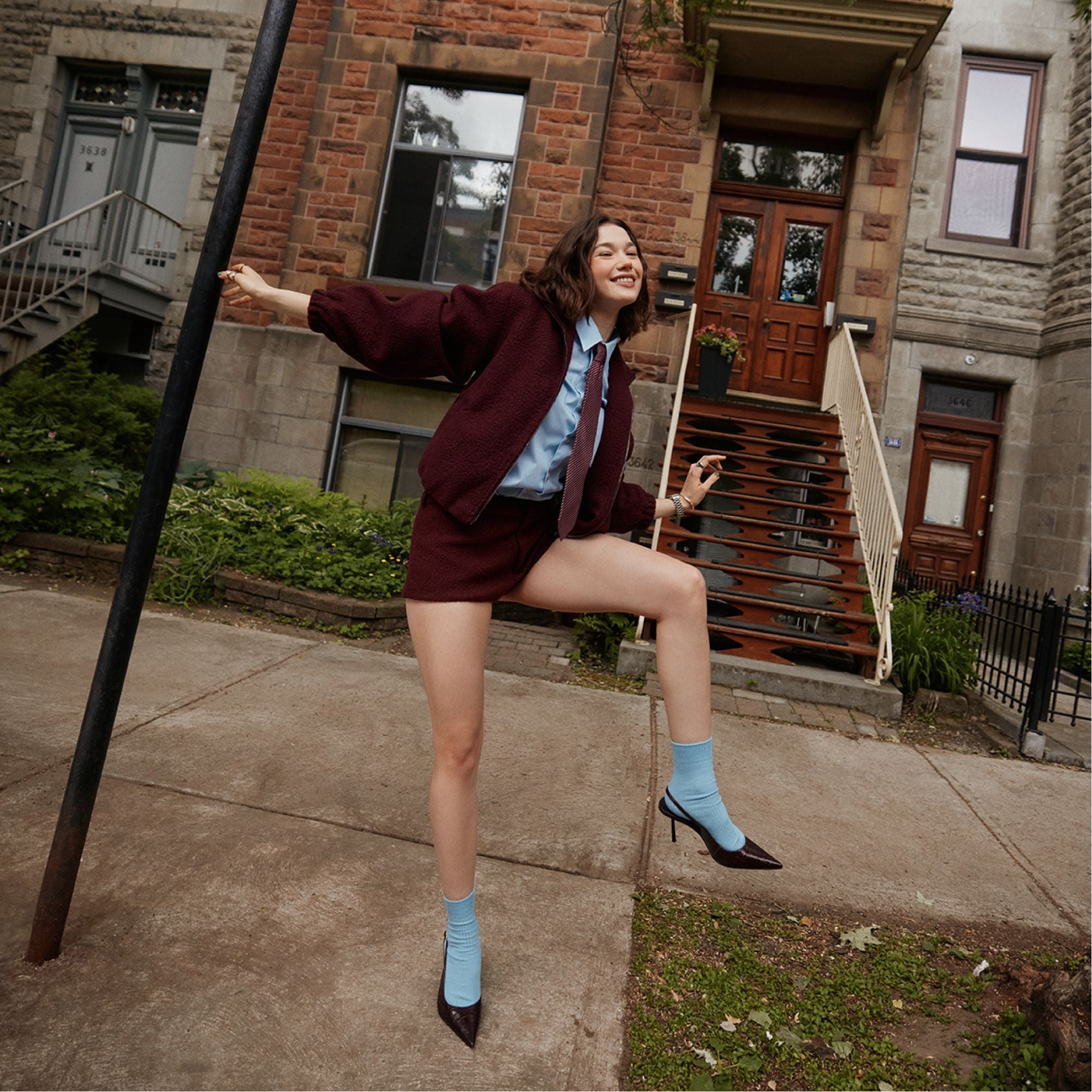 Aldo Seralina in Bordo - Slingback heel, Stiletto heel