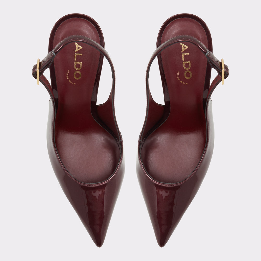 Aldo Stessysling Bordo Women's Slingbacks - Slingback heel, Stiletto heel