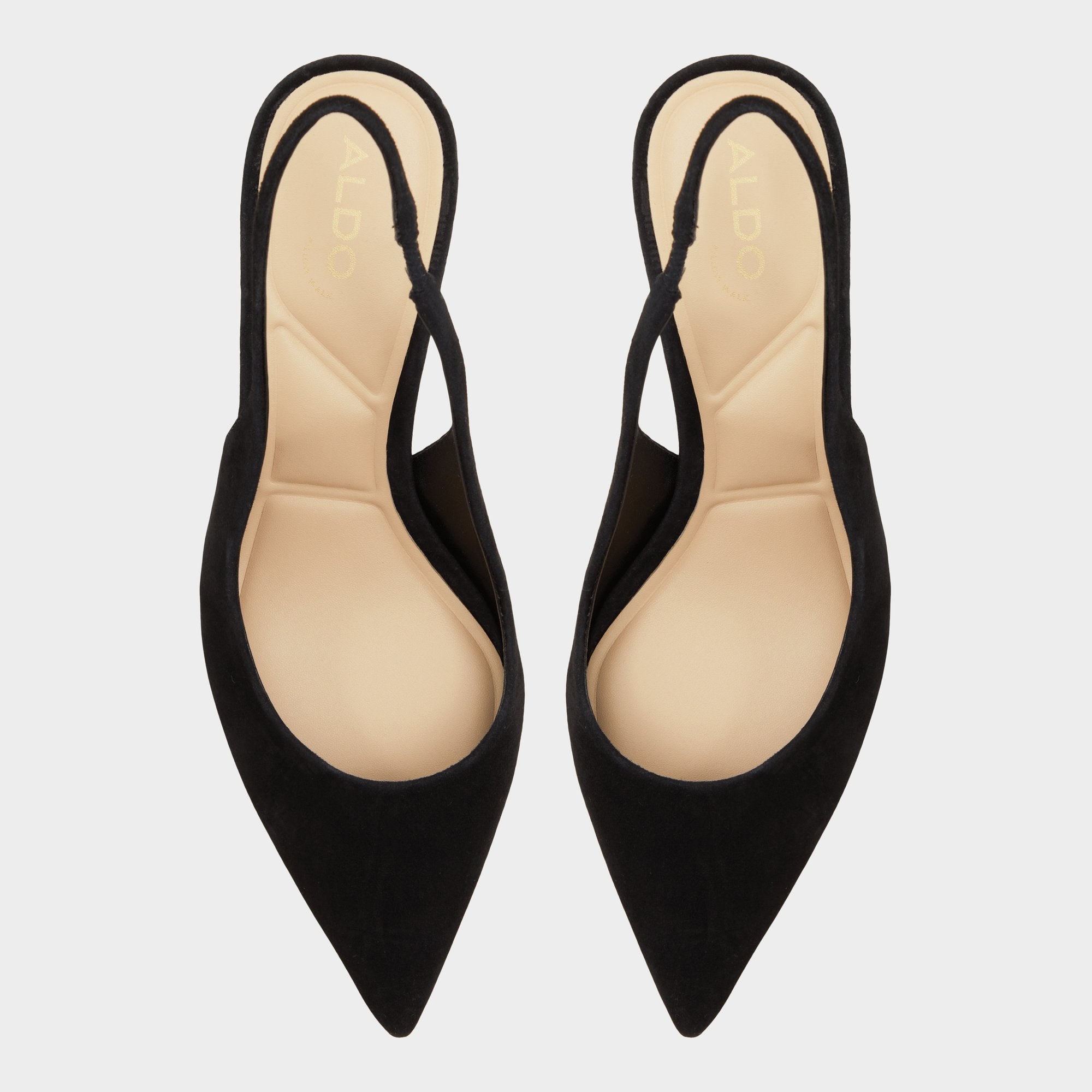 Aldo Uliana in Other Black - Slingback heel, Block heel