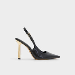 Aldo Marysa Black Women's Slingbacks - Slingback heel, Stiletto heel