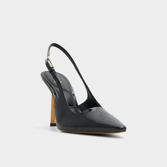 Aldo Marysa Black Women's Slingbacks - Slingback heel, Stiletto heel