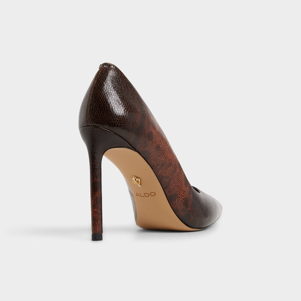 Aldo Stessy2 in 0 Open Brown - Pump, Stiletto heel
