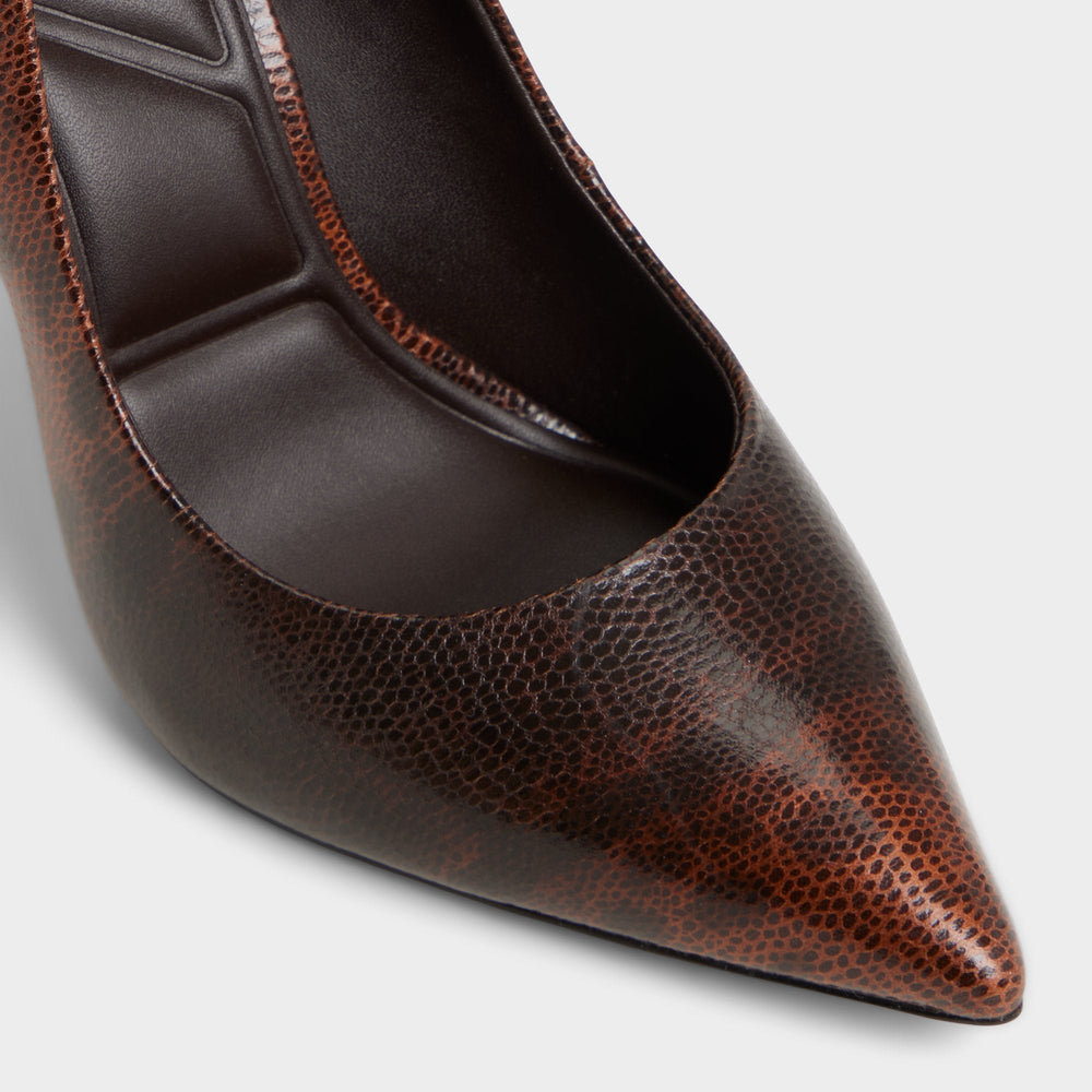 Aldo Stessy2 in 0 Open Brown - Pump, Stiletto heel