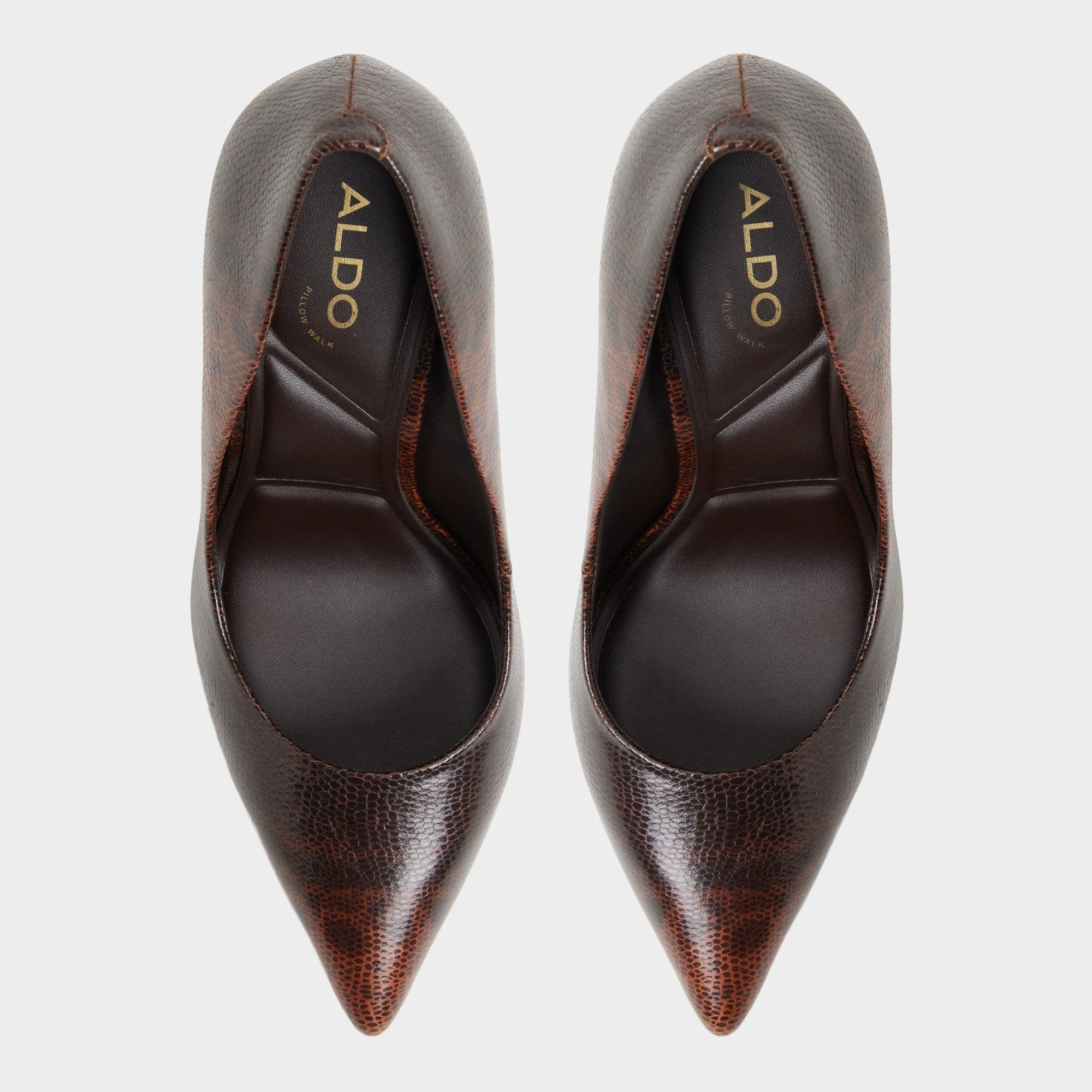 Aldo Stessy2 in 0 Open Brown - Pump, Stiletto heel