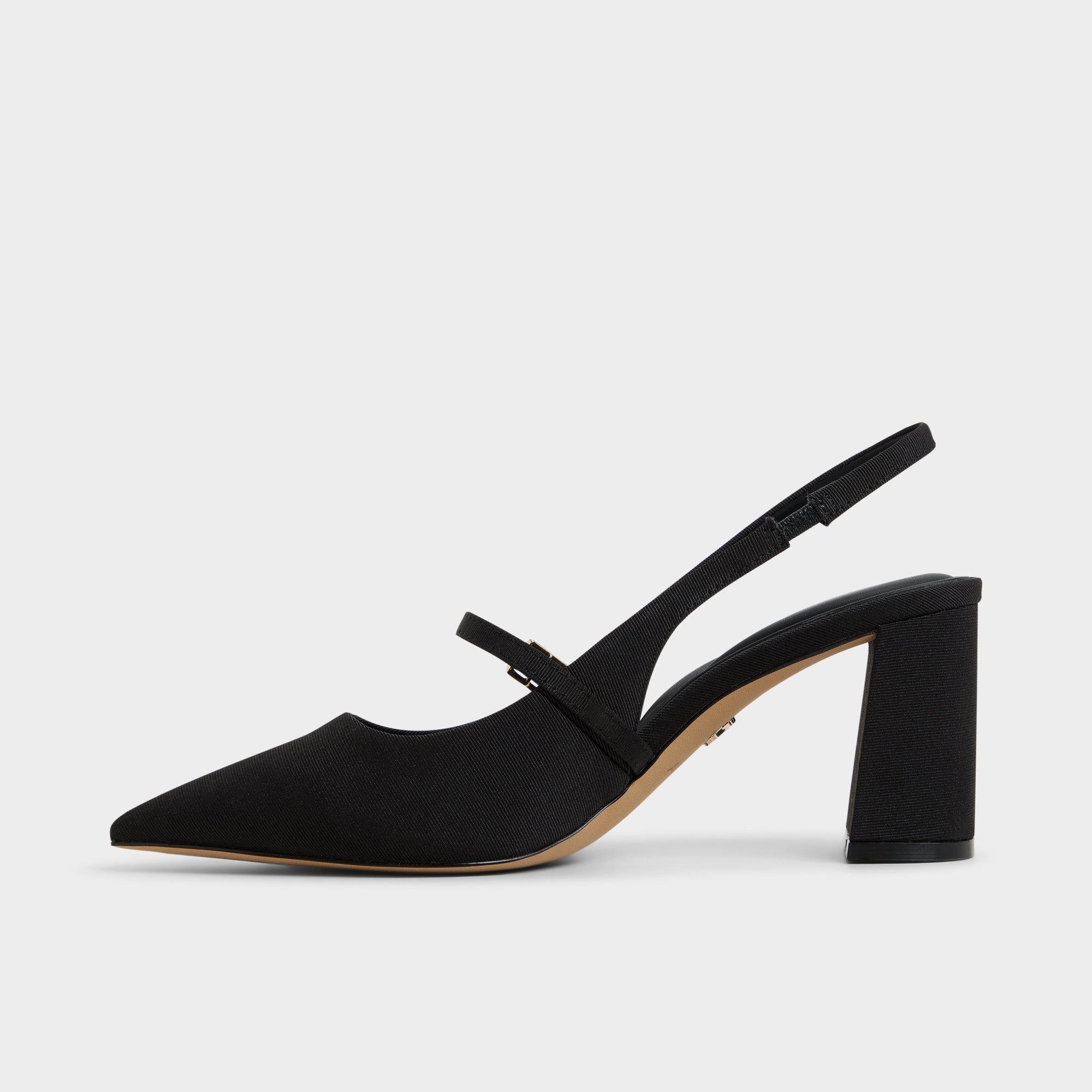 Aldo Vestian in Black 14119843 - Slingback heel, Block heel