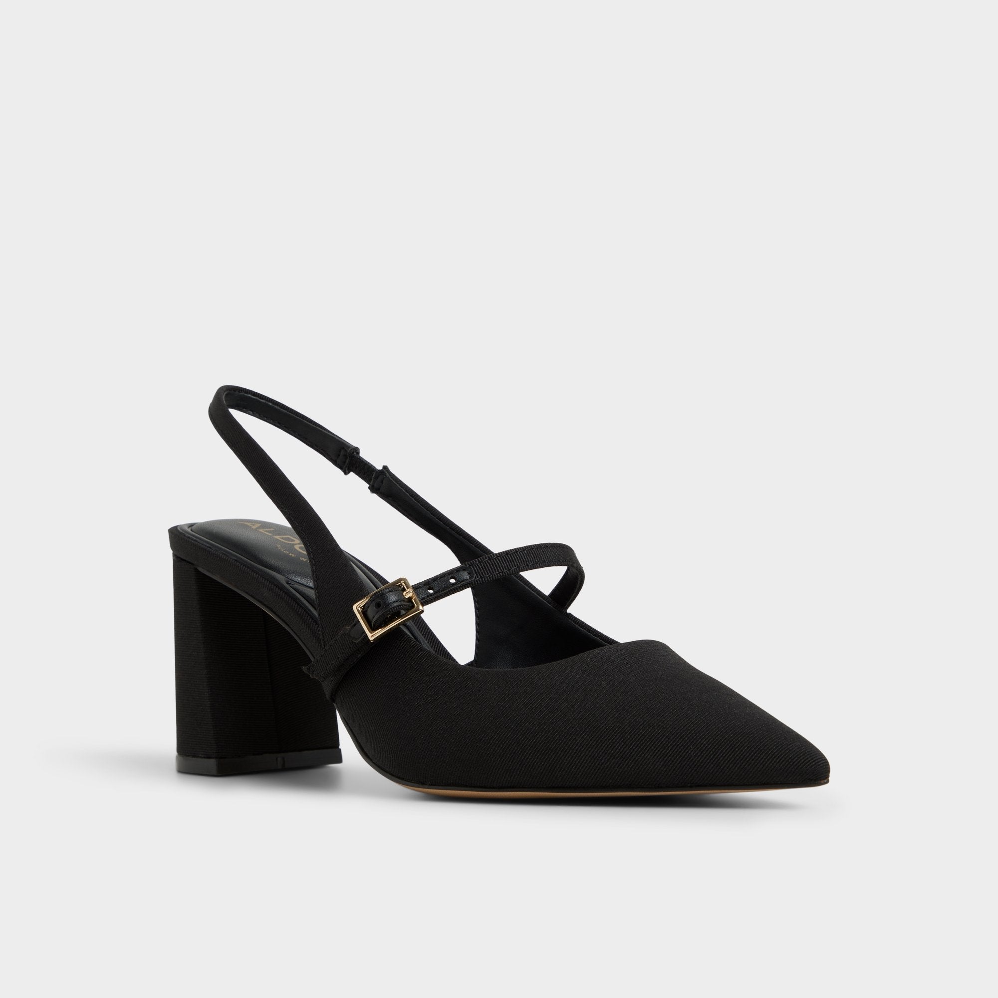 Aldo Vestian in Black 14119843 - Slingback heel, Block heel