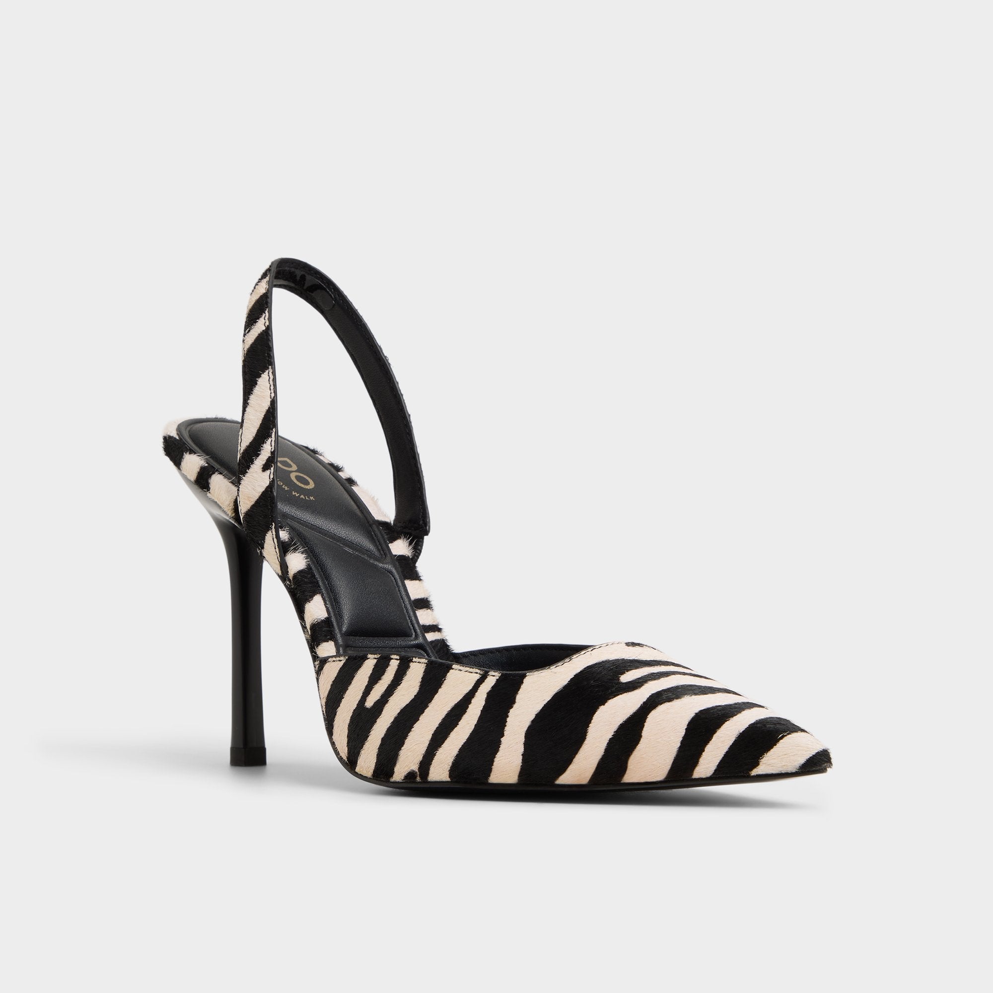 Aldo Berolden White/Black Women's Animal Prints - Slingback heel