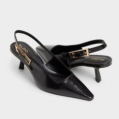 Aldo Nealie in Black 14139075 - Slingback heel, Kitten heel