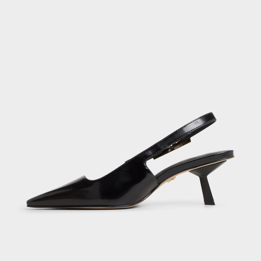 Aldo Nealie in Black 14139075 - Slingback heel, Kitten heel