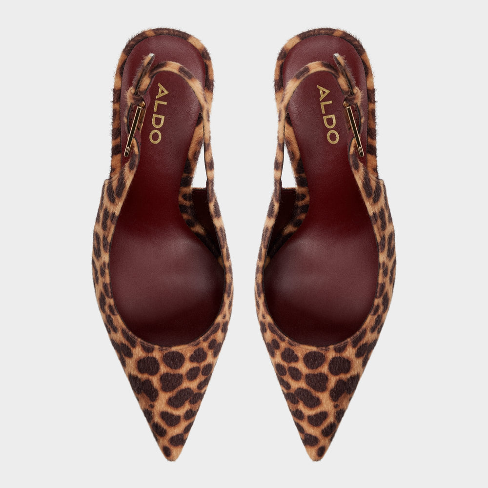 Aldo Syliaa in Black Gold Multi - Slingback heel
