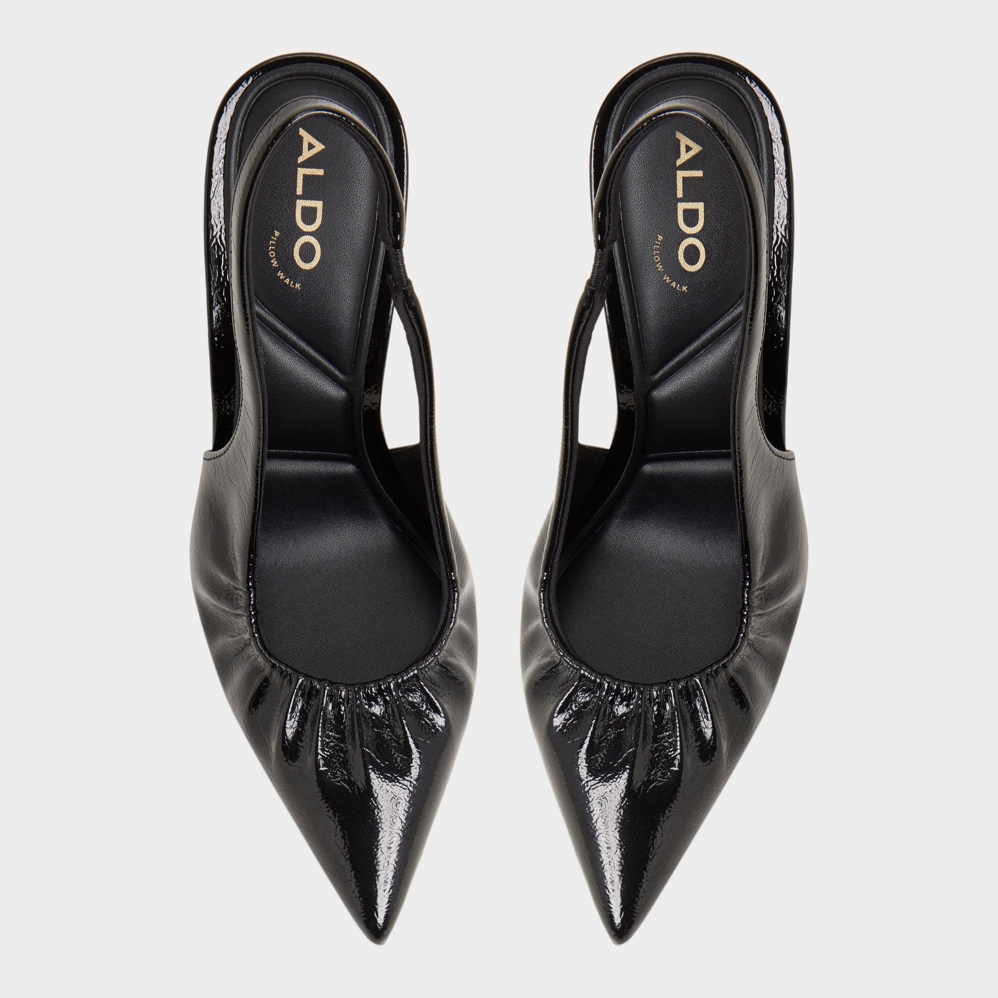 Aldo Mystie Black Women's Slingbacks - Slingback heel, Stiletto heel