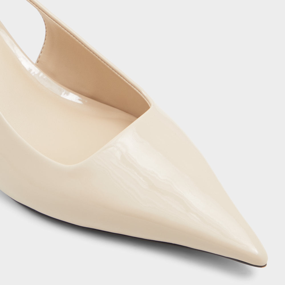Aldo Josita Medium Beige Women's Kitten heels - Slingback heel, Kitten heel