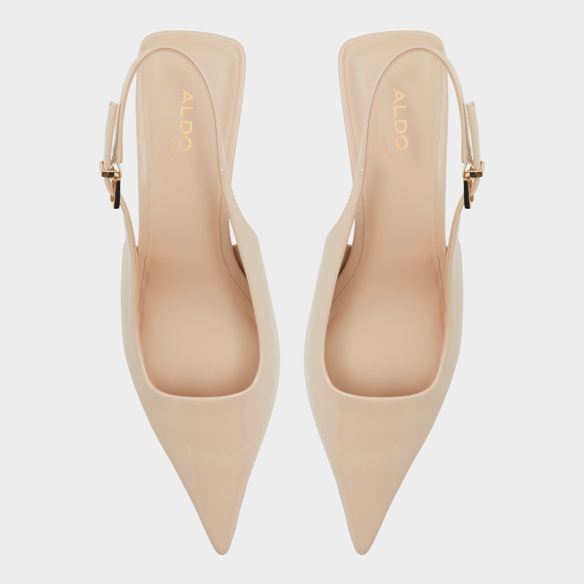 Aldo Josita Medium Beige Women's Kitten heels - Slingback heel, Kitten heel
