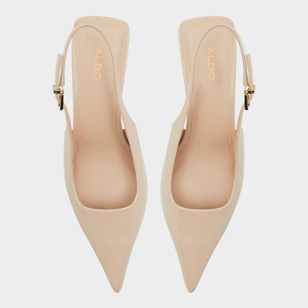 Aldo Josita Medium Beige Women's Kitten heels - Slingback heel, Kitten heel