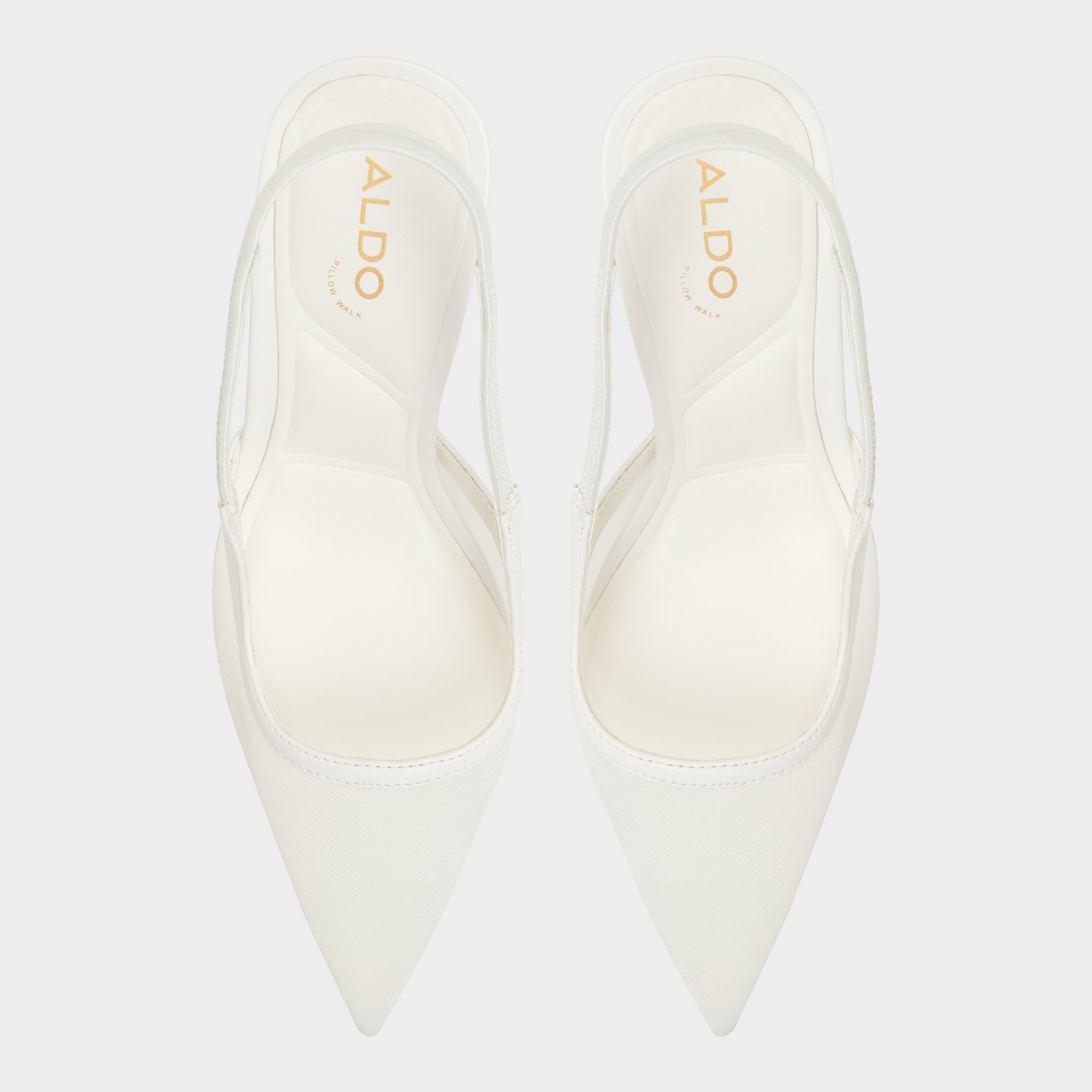 Aldo Evania White Women's Slingbacks - Slingback heel