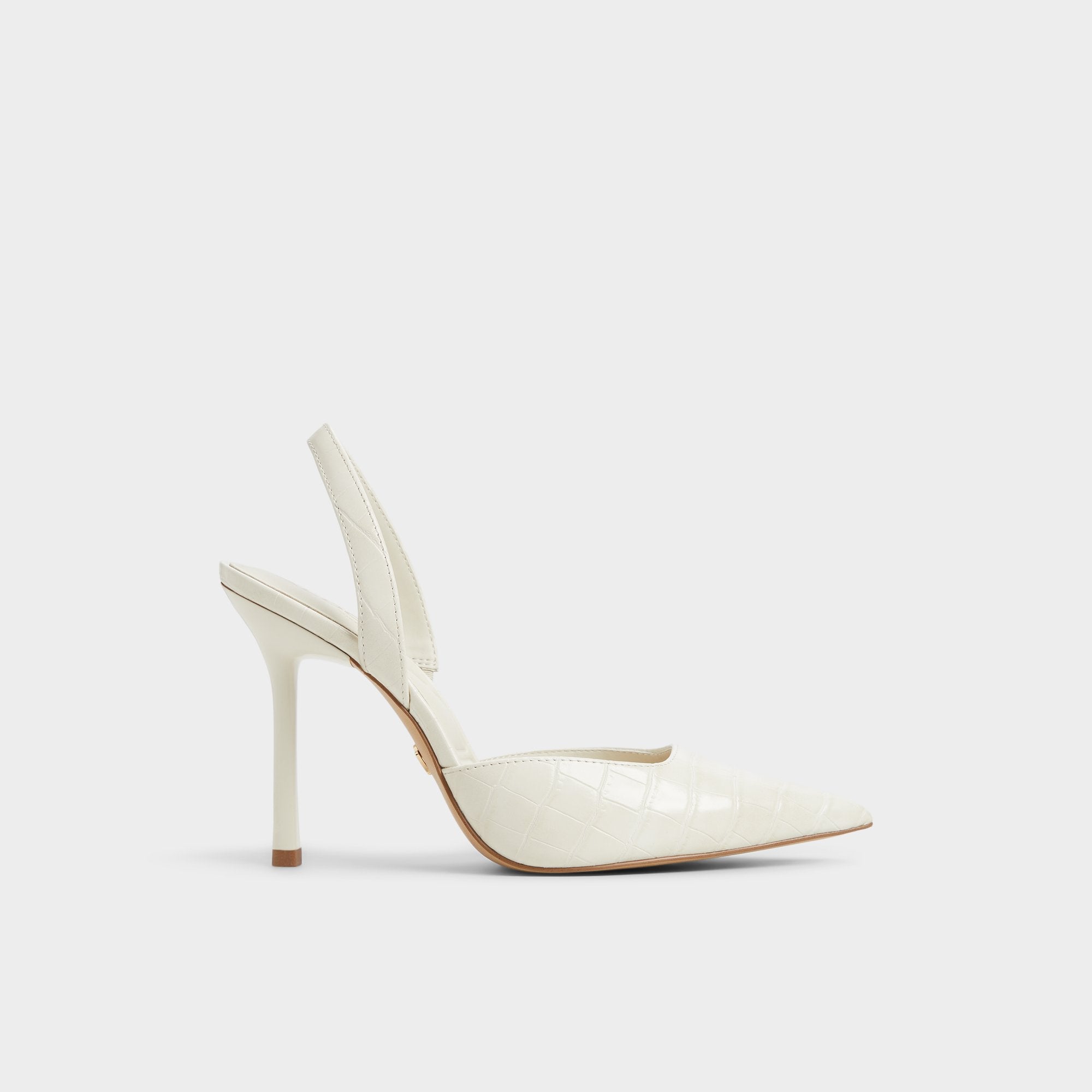 Aldo Berolden Other White Women's Slingbacks - Slingback heel, Stiletto heel