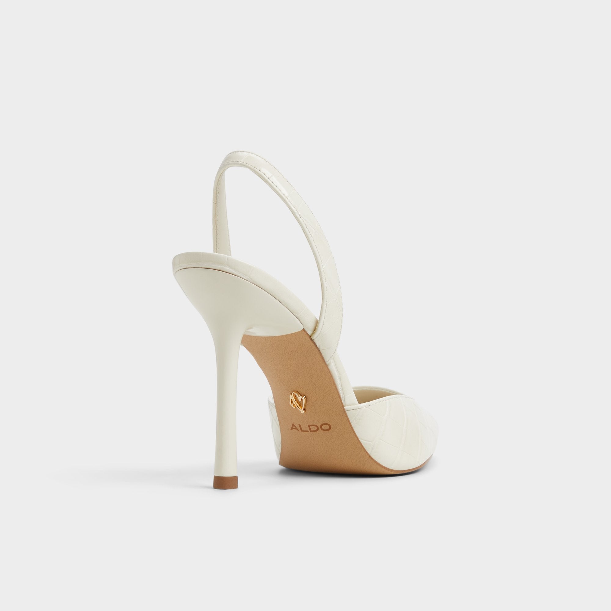 Aldo Berolden Other White Women's Slingbacks - Slingback heel, Stiletto heel