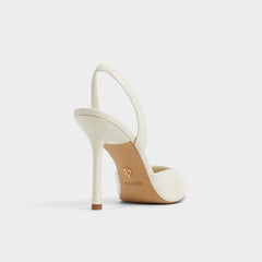 Aldo Berolden Other White Women's Slingbacks - Slingback heel, Stiletto heel