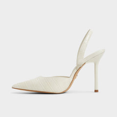 Aldo Berolden Other White Women's Slingbacks - Slingback heel, Stiletto heel