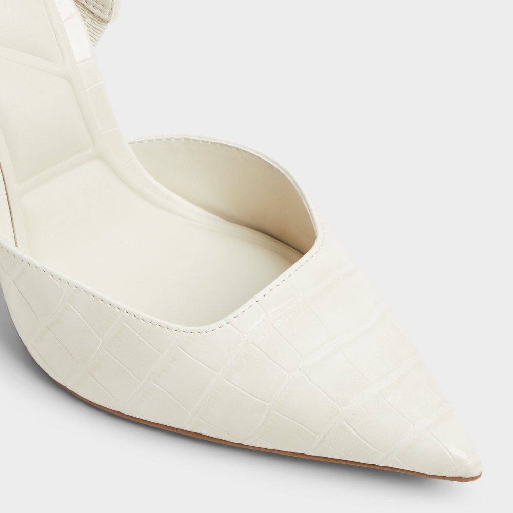 Aldo Berolden Other White Women's Slingbacks - Slingback heel, Stiletto heel