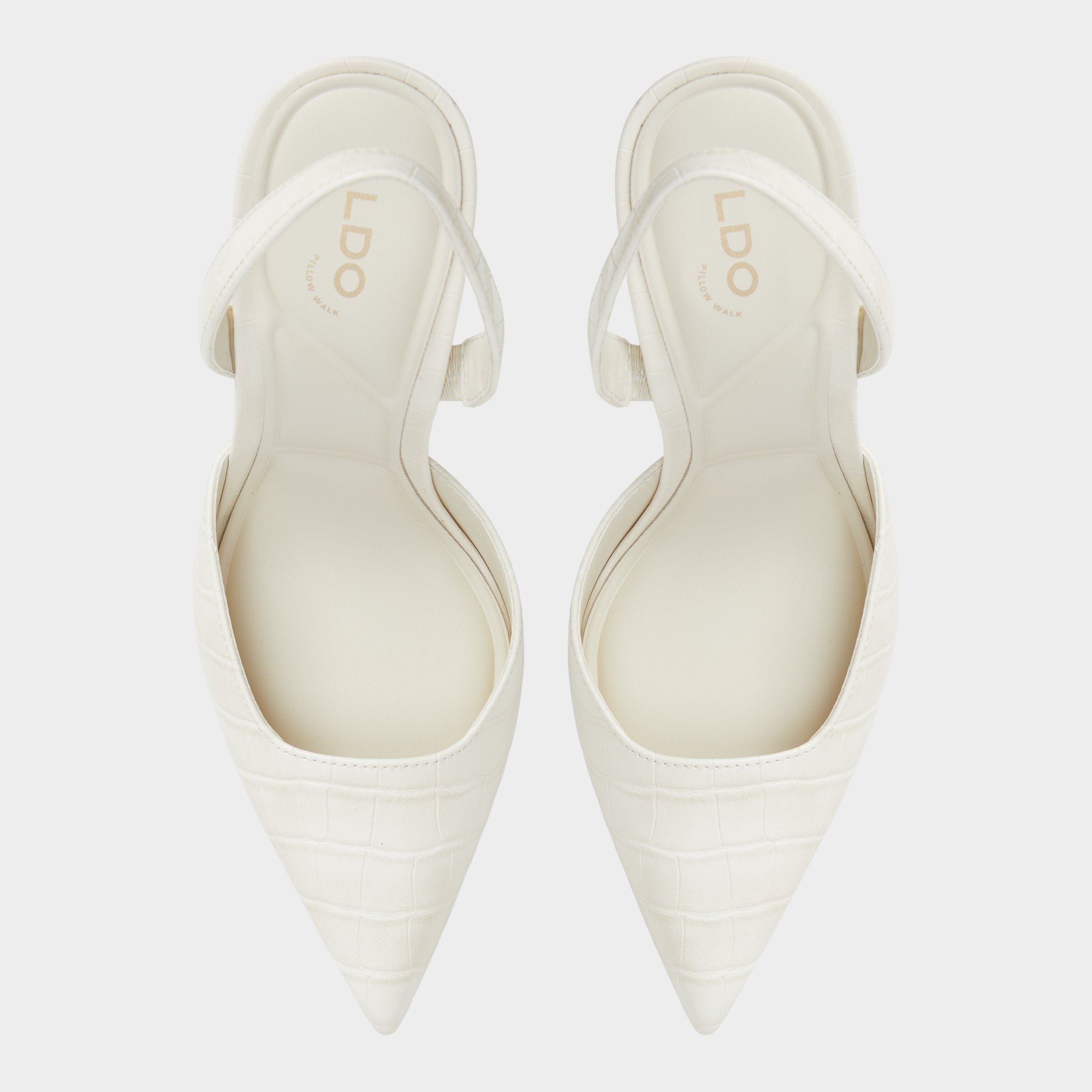Aldo Berolden Other White Women's Slingbacks - Slingback heel, Stiletto heel