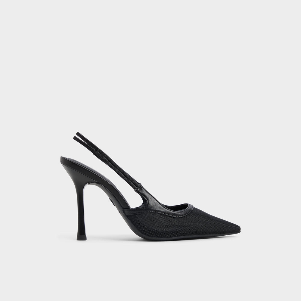 Aldo Evania Black Women's Slingbacks - Slingback heel