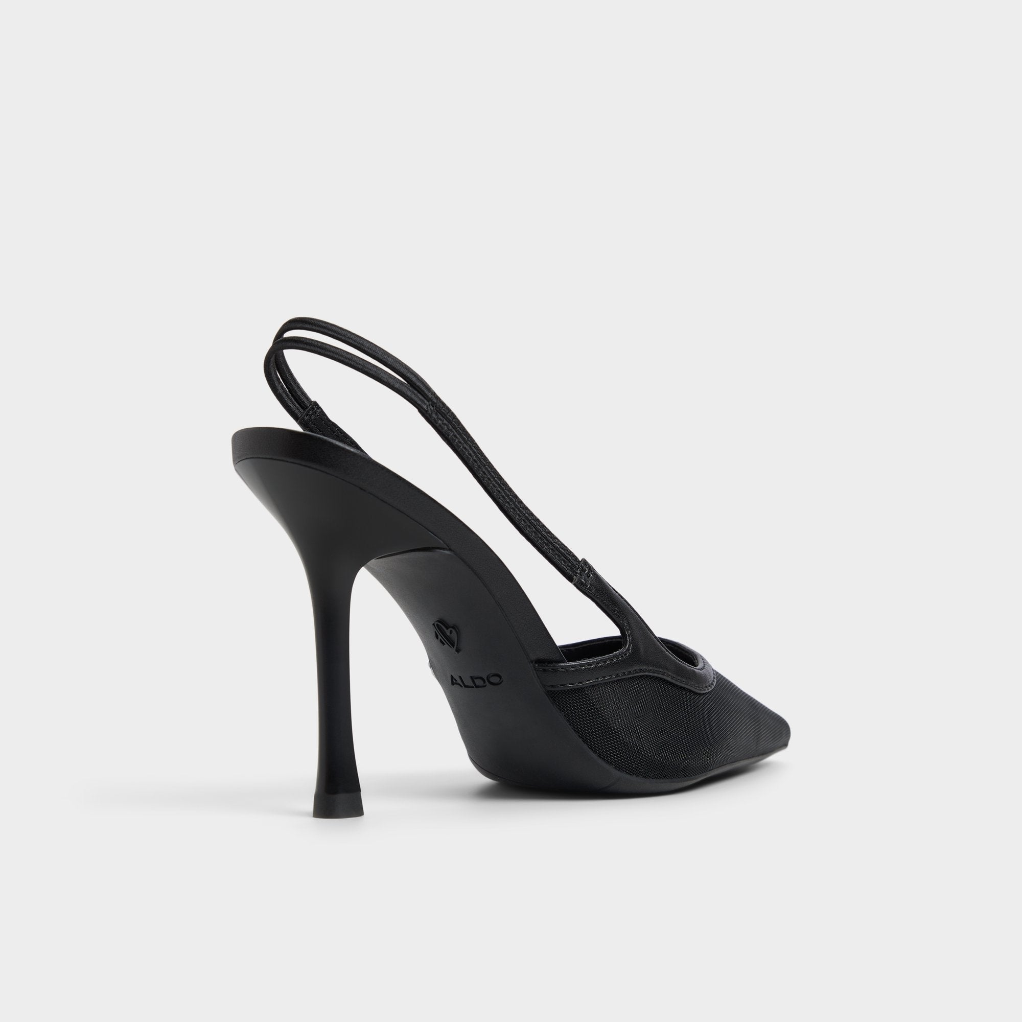 Aldo Evania Black Women's Slingbacks - Slingback heel