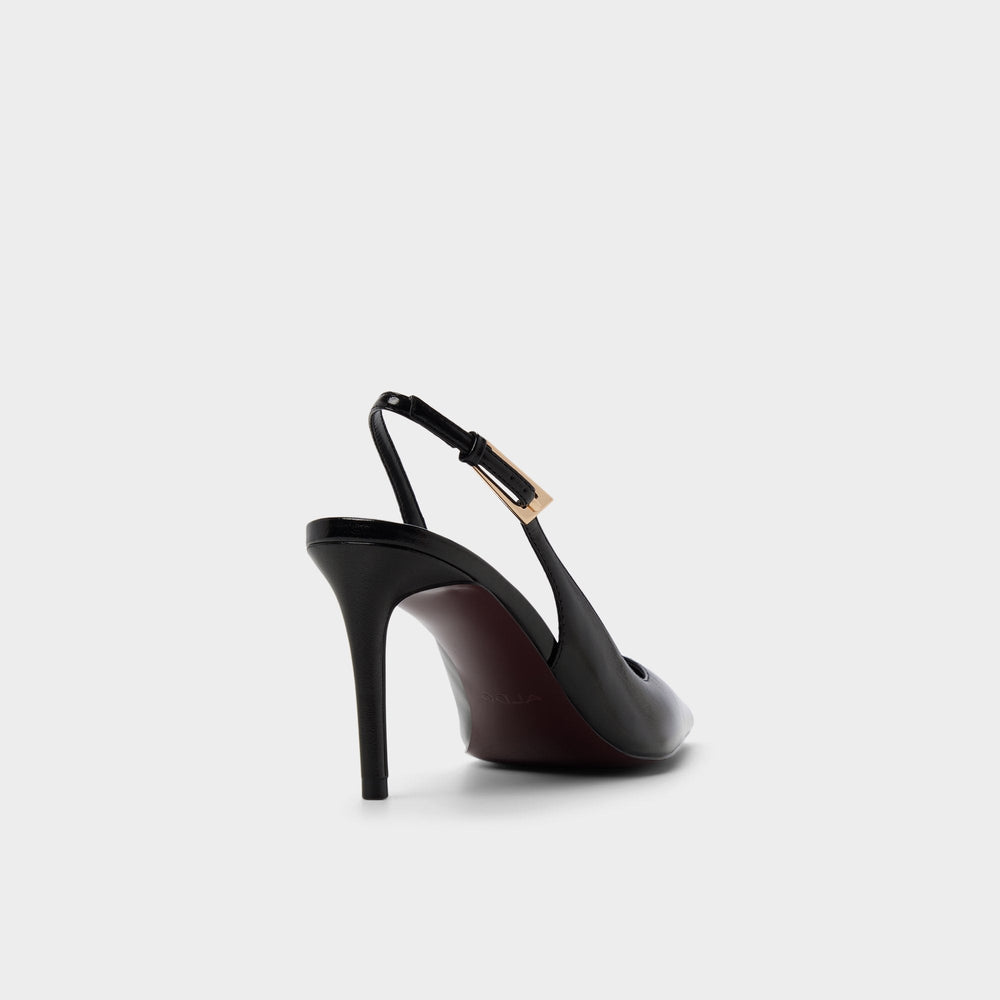 Aldo Syliaa in Open Black - Slingback heel