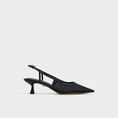 Aldo Maxina Black Women's Kitten heels - Slingback heel, Kitten heel
