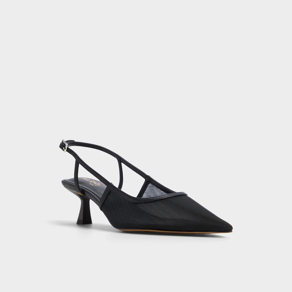 Aldo Maxina Black Women's Kitten heels - Slingback heel, Kitten heel