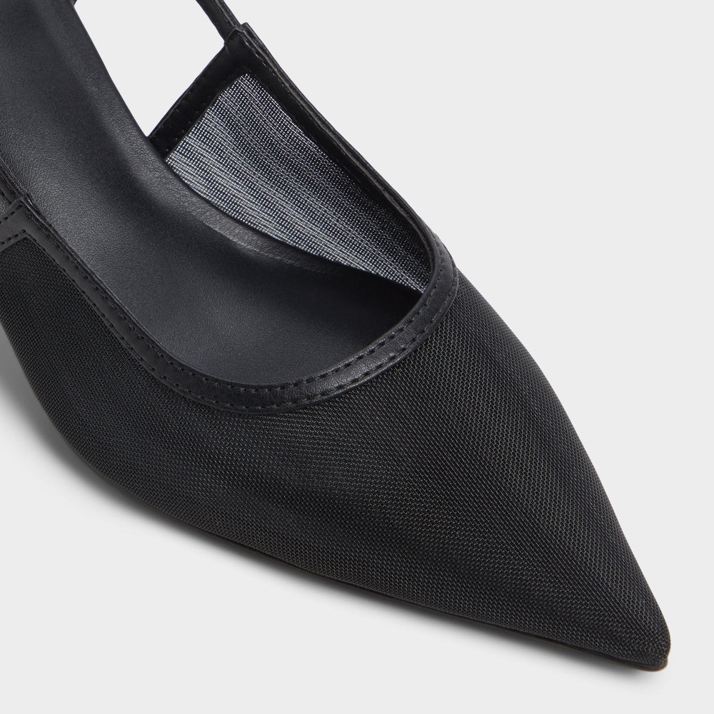 Aldo Maxina Black Women's Kitten heels - Slingback heel, Kitten heel
