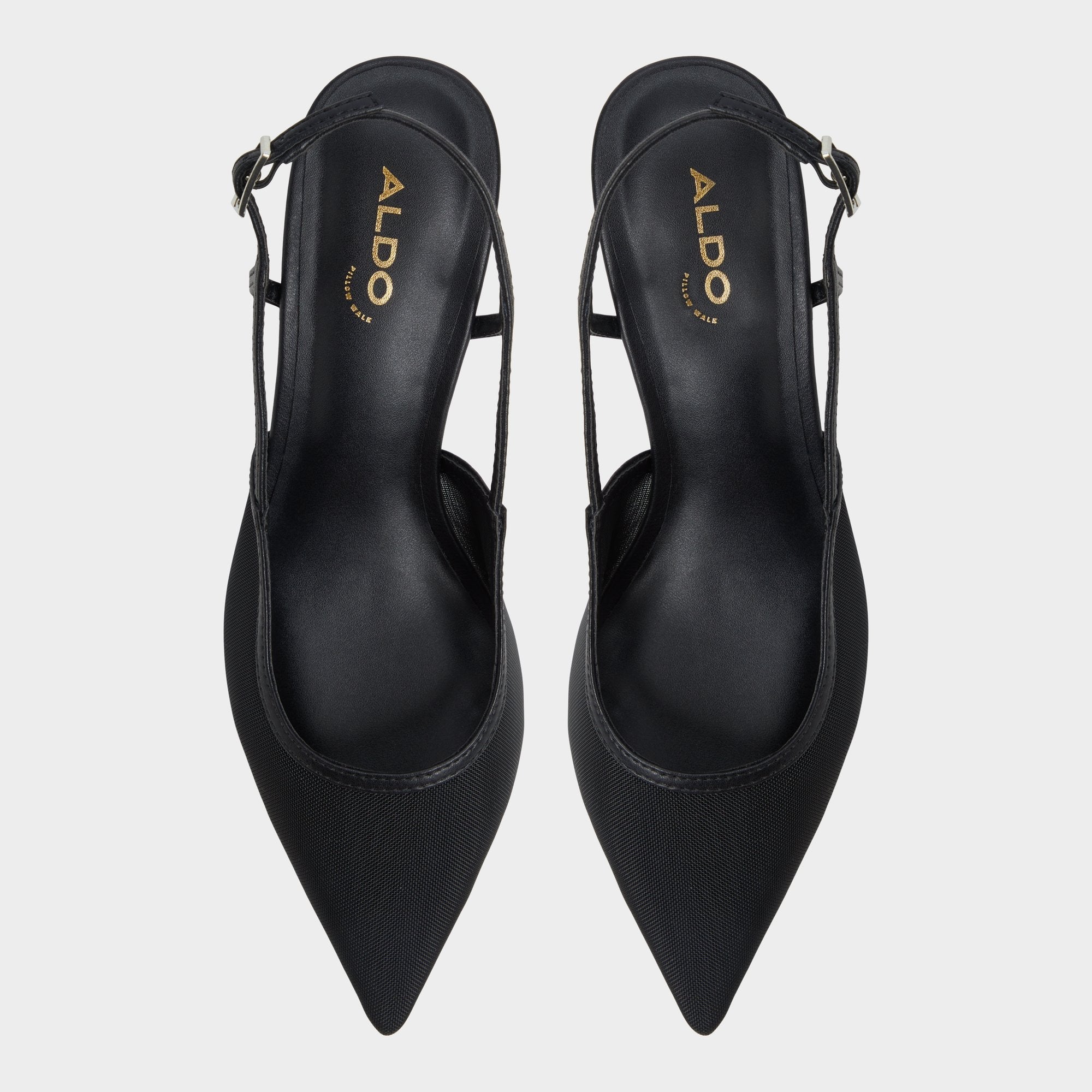 Aldo Maxina Black Women's Kitten heels - Slingback heel, Kitten heel