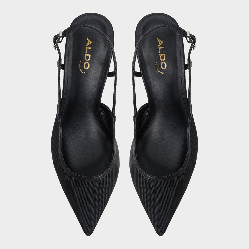 Aldo Maxina Black Women's Kitten heels - Slingback heel, Kitten heel