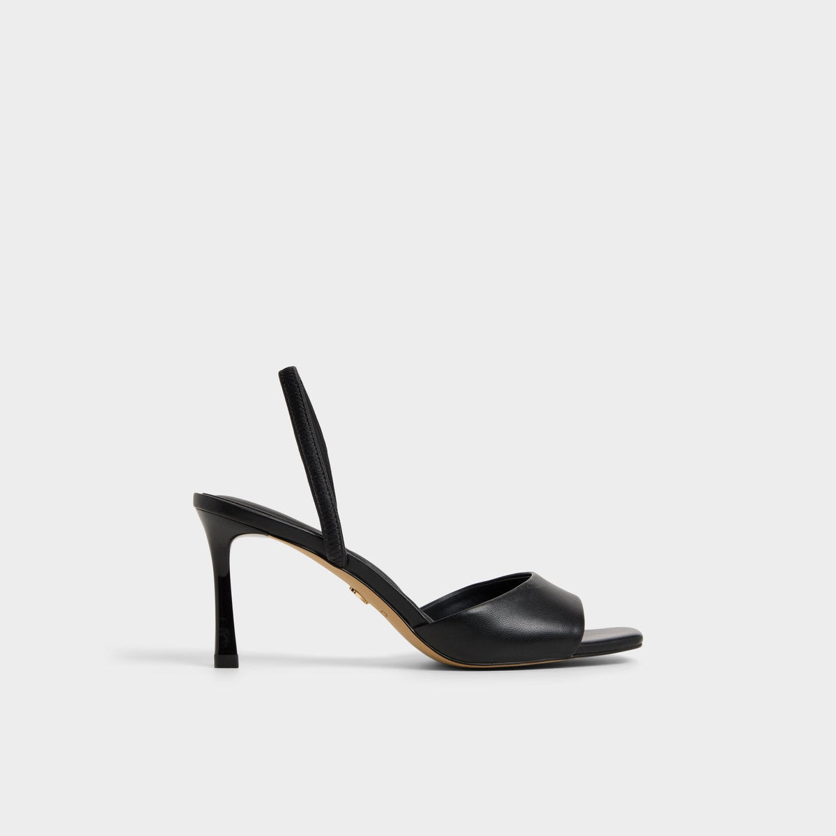 Aldo Andya Black Women's Strappy sandals - Slingback heeled sandal, Stiletto heel