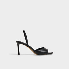 Aldo Andya Black Women's Strappy sandals - Slingback heeled sandal, Stiletto heel