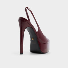 Aldo Thanlinie in Dark Red - Slingback heeled sandal, Platform