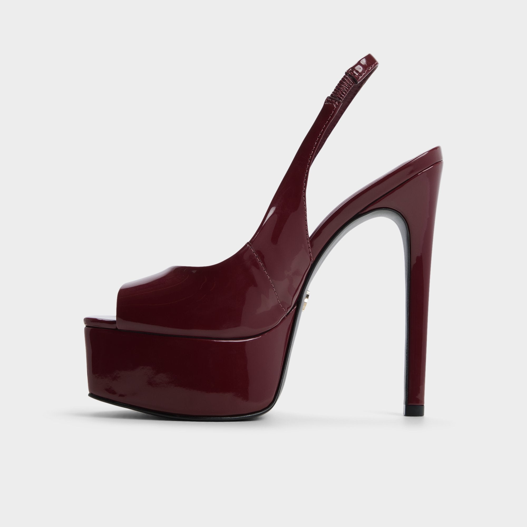 Aldo Thanlinie in Dark Red - Slingback heeled sandal, Platform