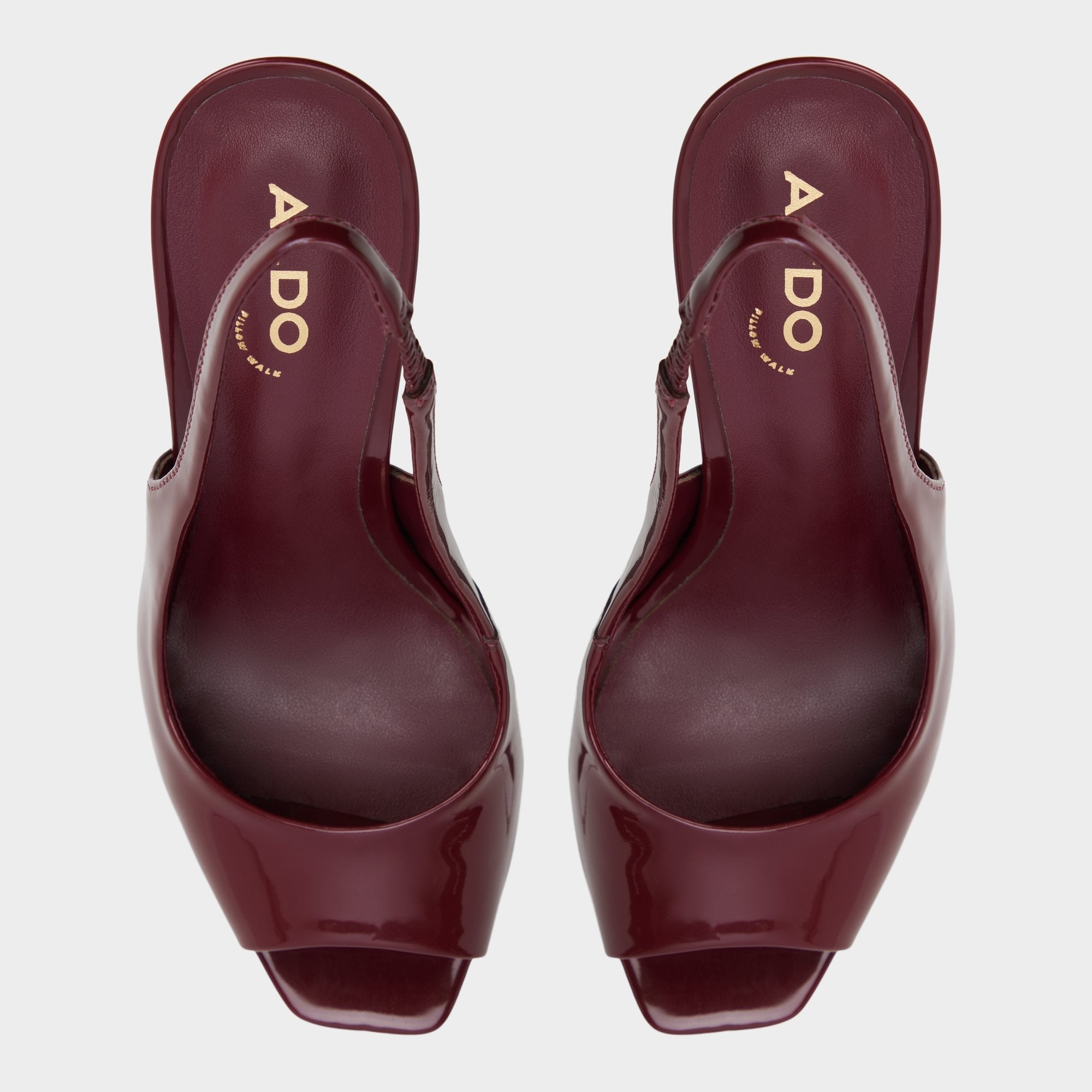 Aldo Thanlinie in Dark Red - Slingback heeled sandal, Platform