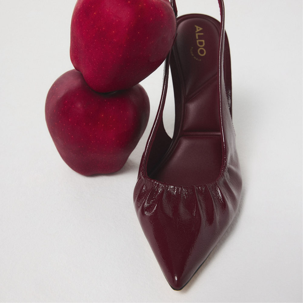 Aldo Mystie Bordo Women's Slingbacks - Slingback heel, Stiletto heel